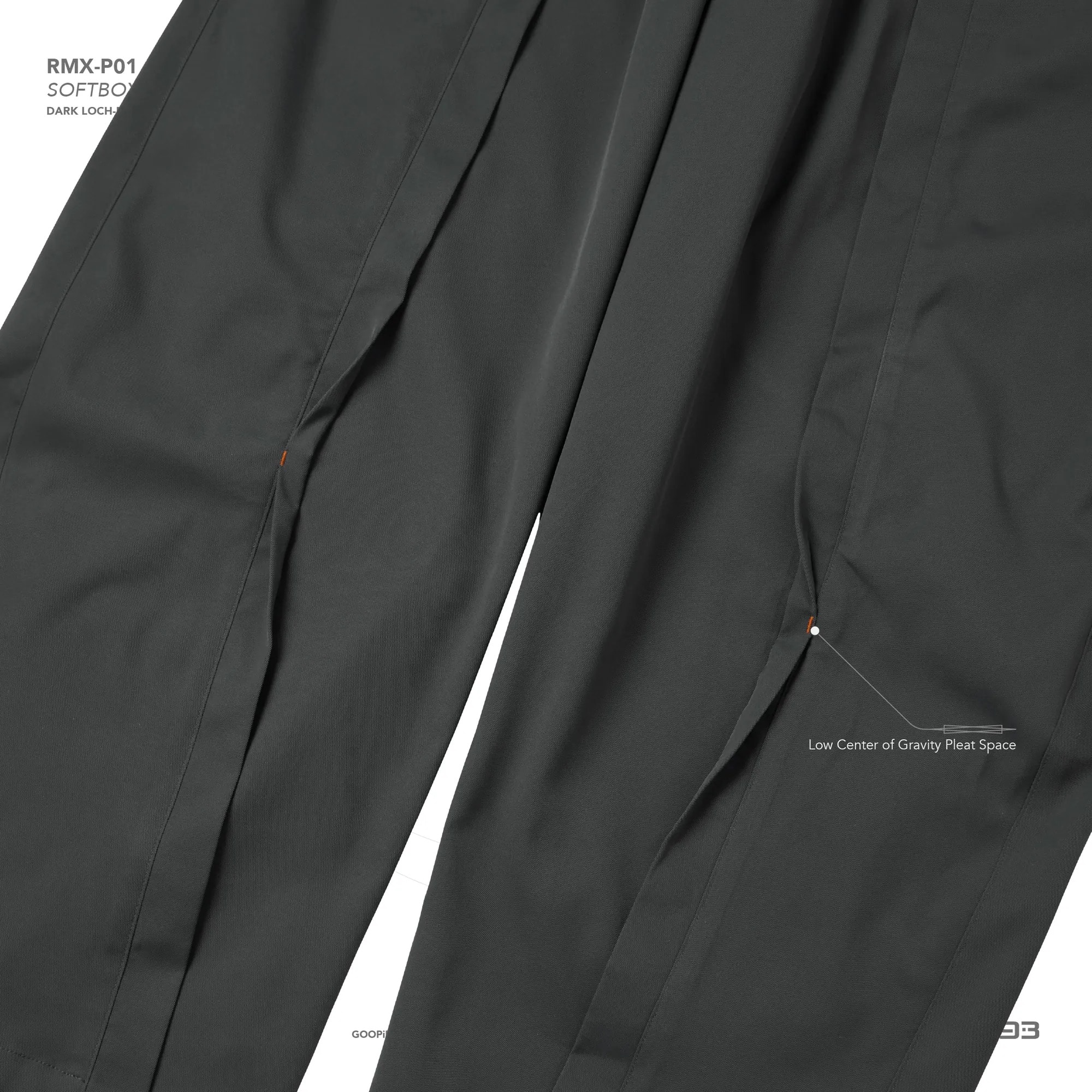 【GOOPiMADE】SOFTBOX Tailored Trousers Dark Loch-Ness 1
