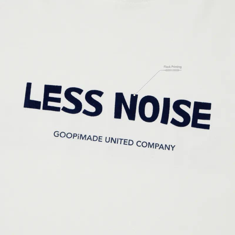 【GOOPiMADE】“RAi-01T” Illustrative Concept. Silence Tee - White White 1
