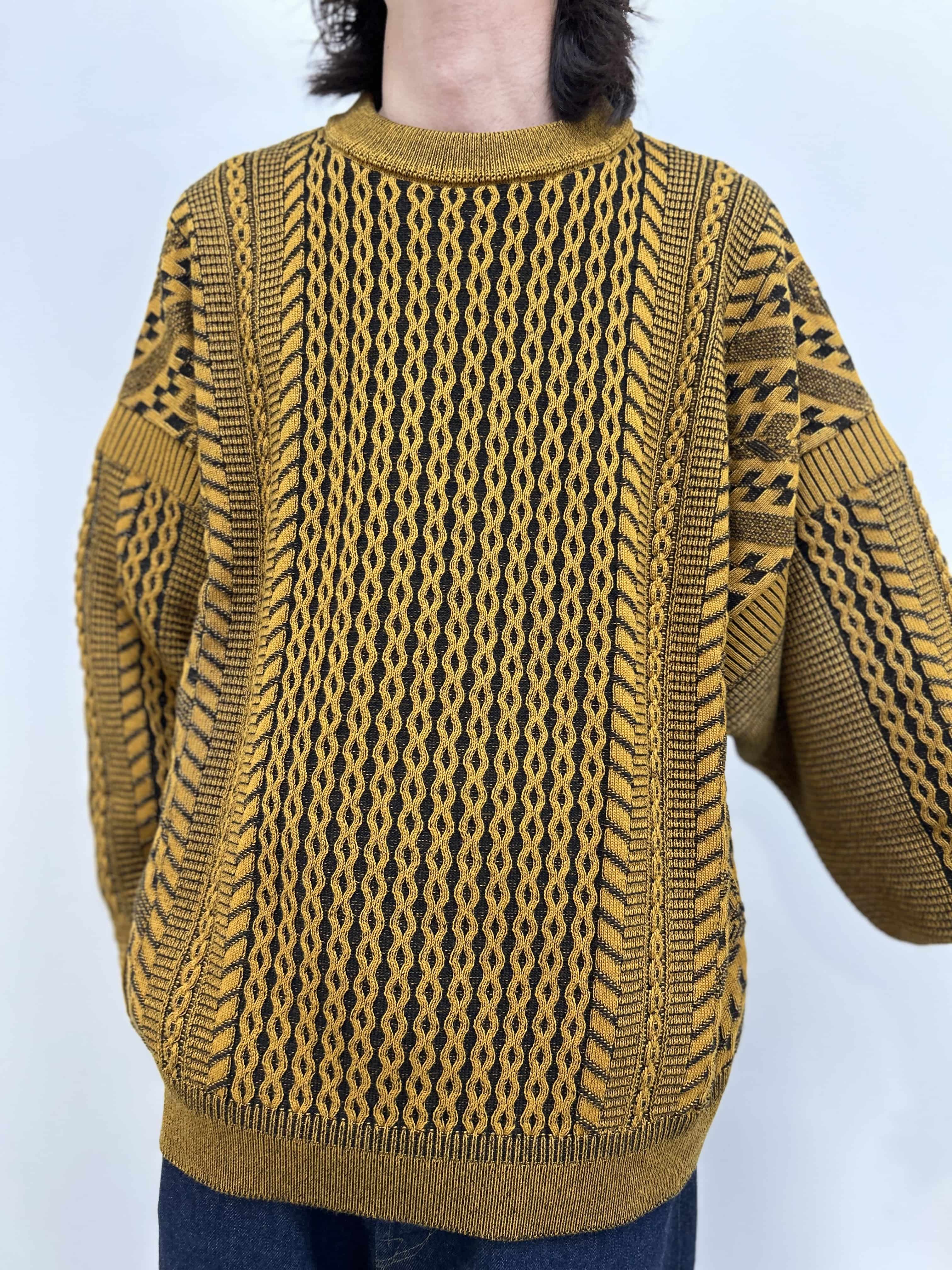 C*y様 YASHIKI Kuchiba Knit (MUSTARD )24AW YASHIKI - 【ラスト1点】【24AW】Kuchiba Knit(MUSTARD) | Salty
