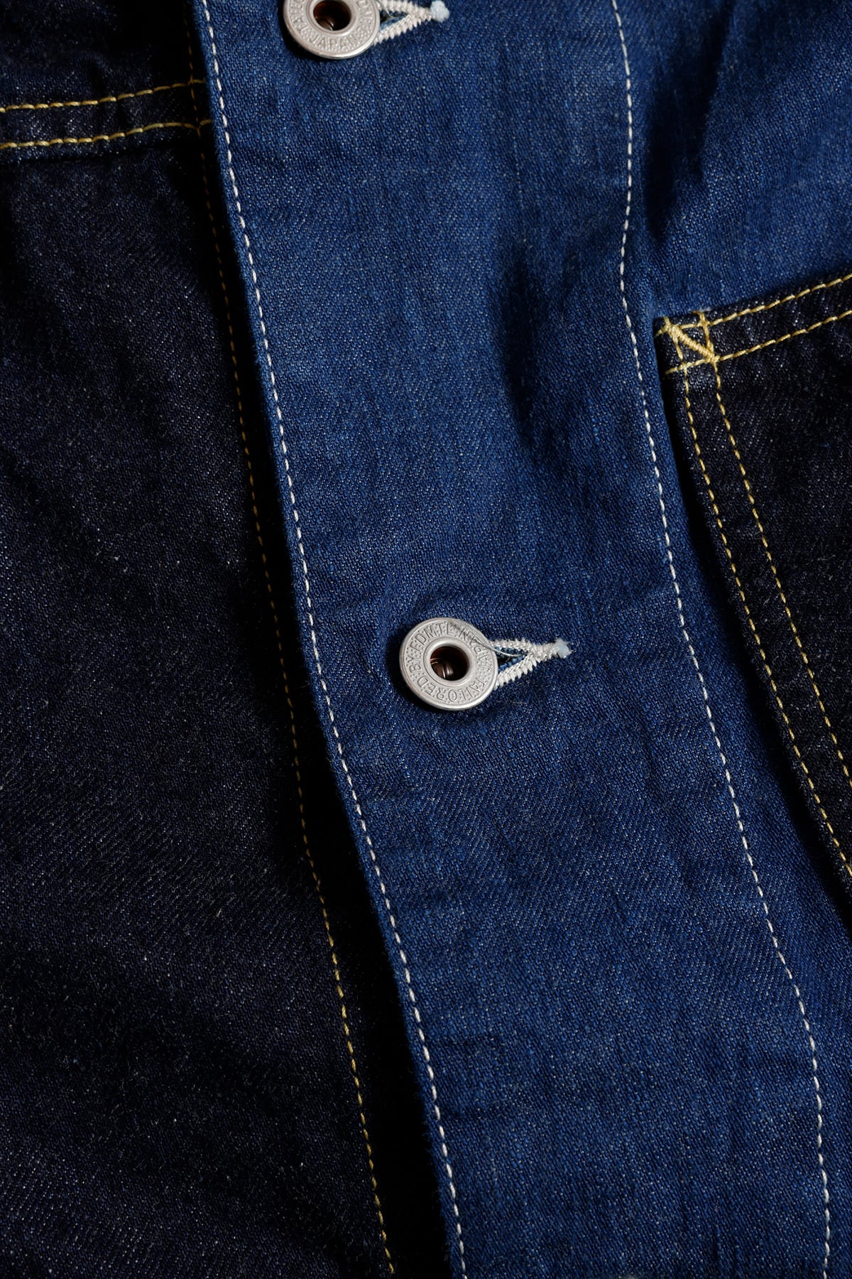 【FDMTL】THIRD JACKET COVERALL RINSE INDIGO 3