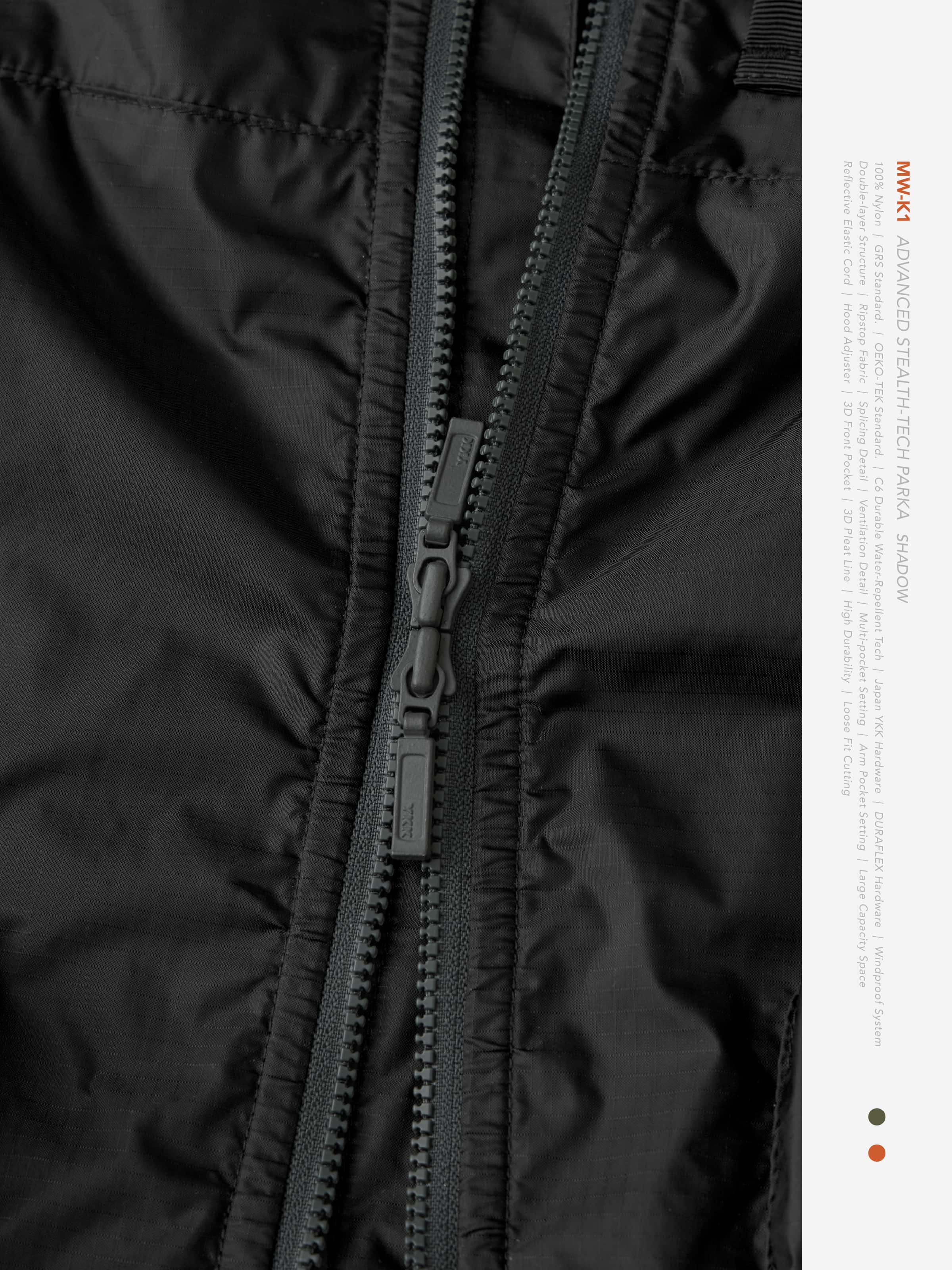 【GOOPiMADE × meanswhile】“MW-K1” Advanced Stealth-Tech PARKA(Shadow) Shadow 1