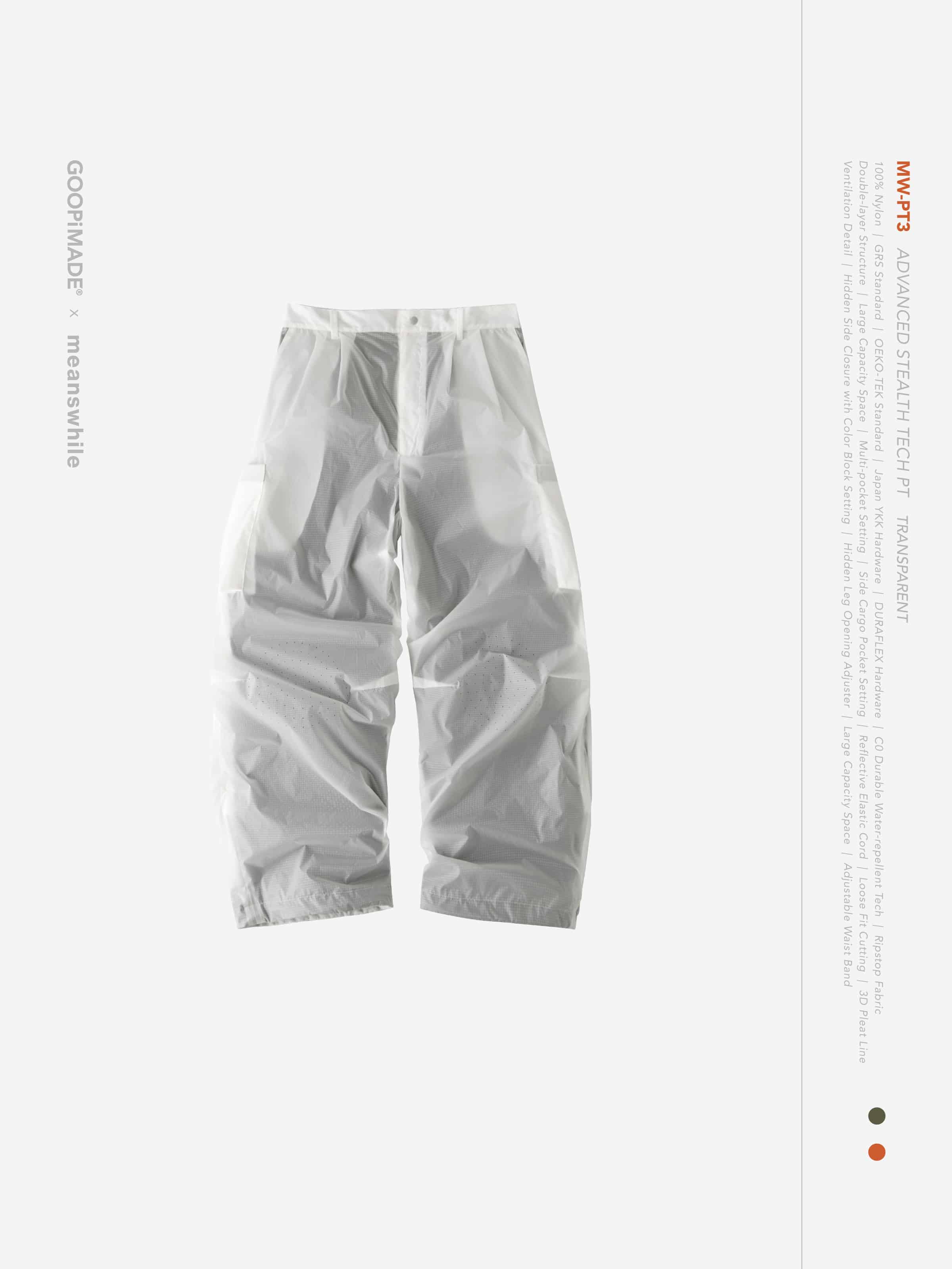 【GOOPiMADE×meanswhile】“MW-PT3” Advanced Stealth Tech PT - Transparent Transparent 1