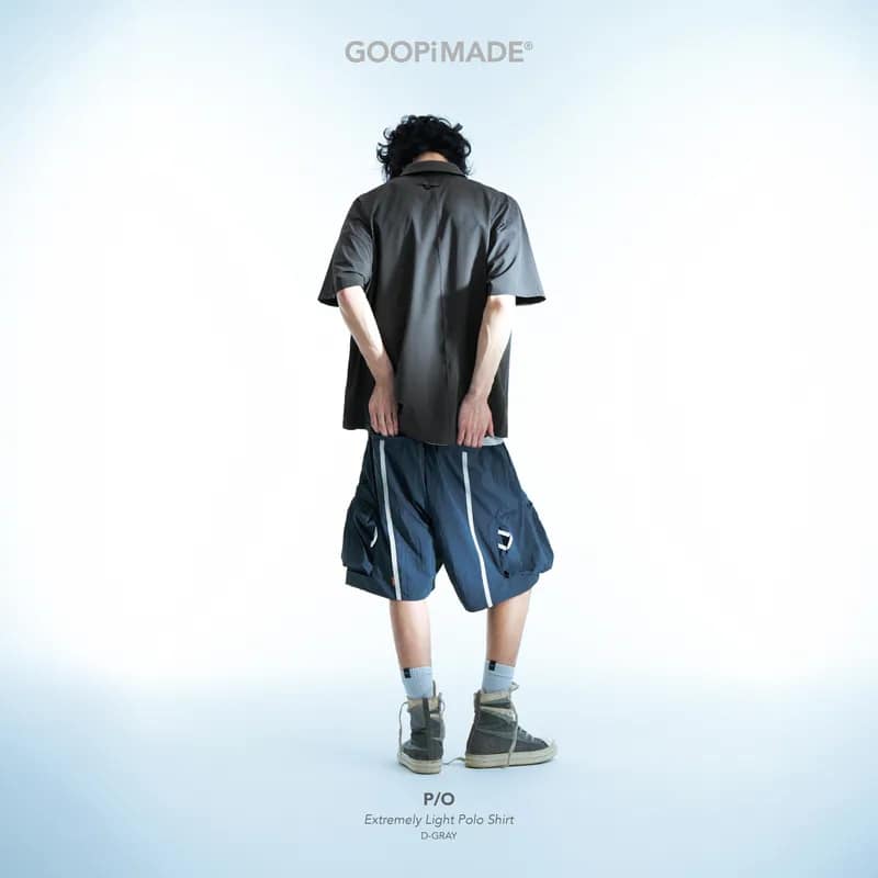 【GOOPiMADE】P/O - Extremely Light Polo Shirt - D-Gray D-Gray 1