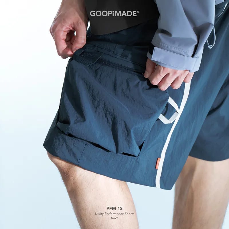 【GOOPiMADE】PFM-1S Utility Performance Shorts - Navy Navy 1
