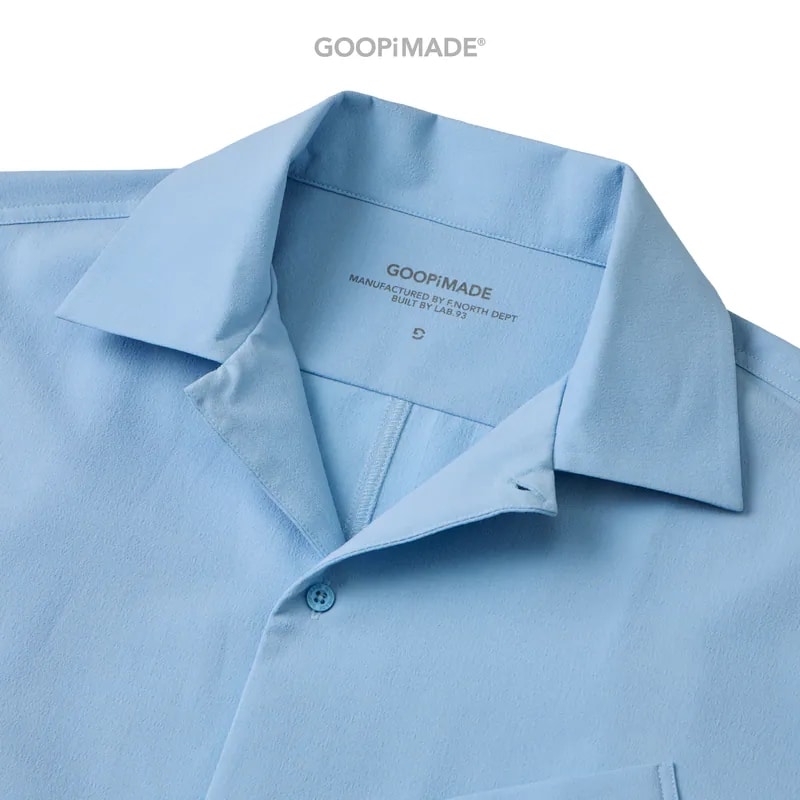  【GOOPiMADE】SND5 - Basic Pocket Shirt (Ver. Box) (SKY) Sky 2