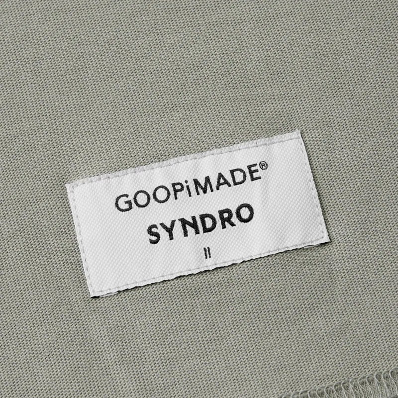   【GOOPIMADE】01T-SYNC STONE MOSS GRAPHIC TEE (BEIGE) BEIGE 1