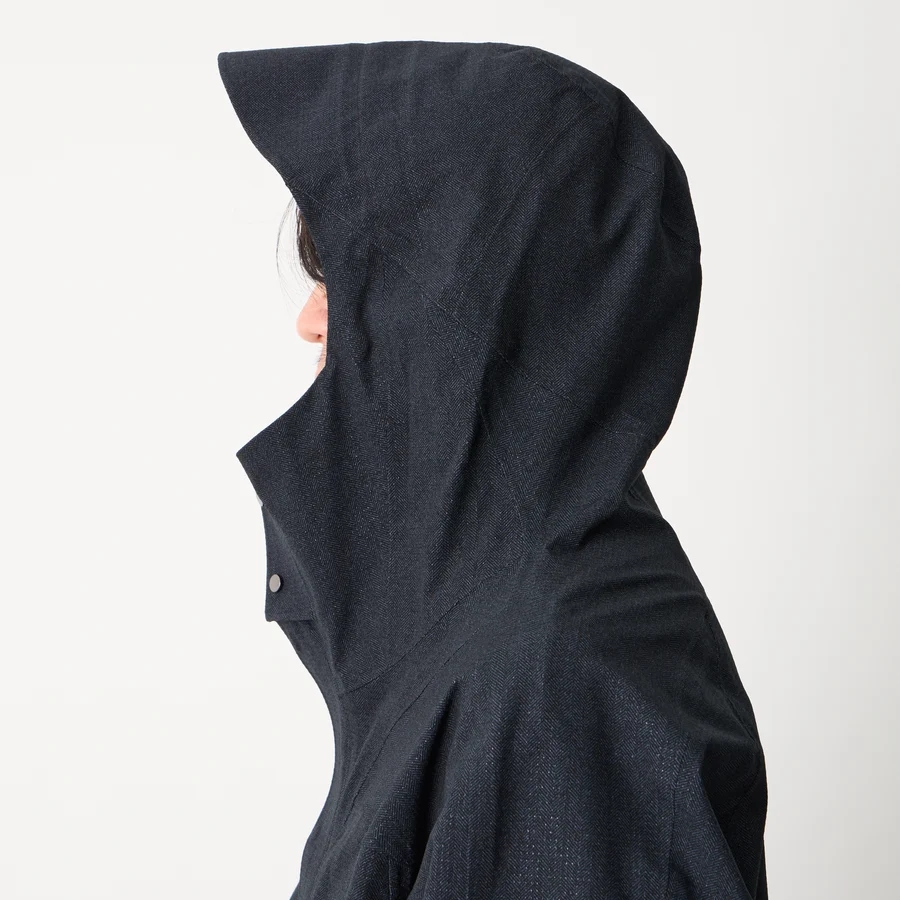 【White Mountaineering】HERRINGBONE 3L MOUNTAIN PARKA (NAVY) NAVY 1