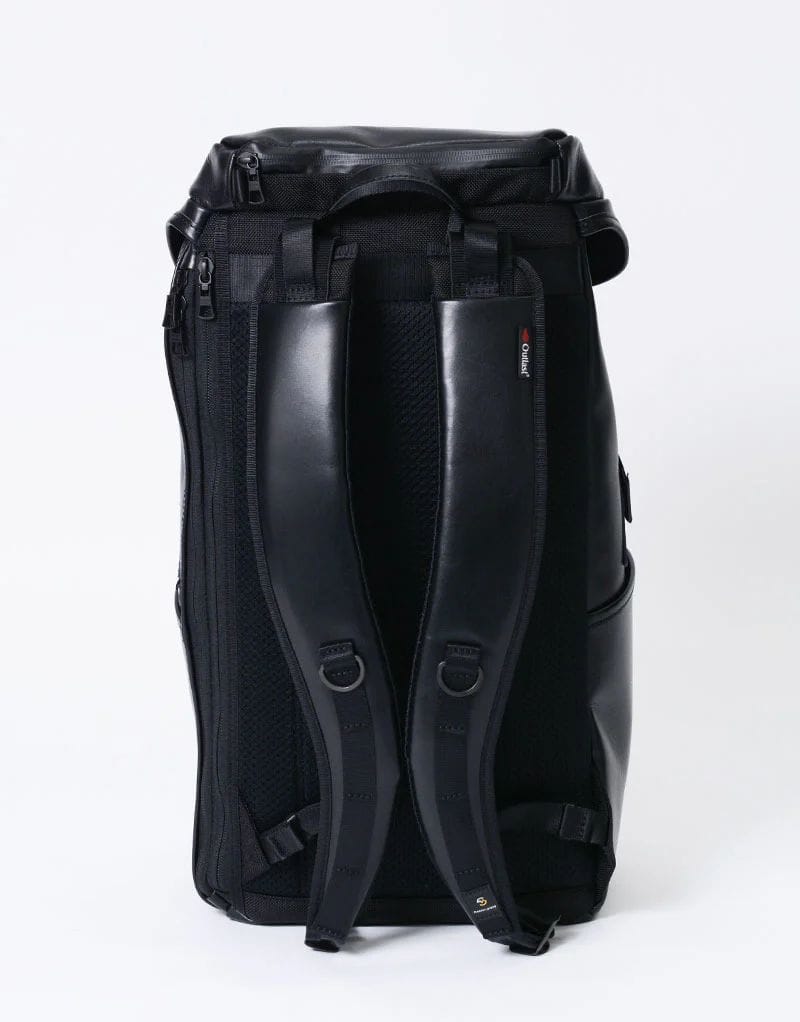 【master-piece】Potential Leather Limited フラップバックパック Black Free