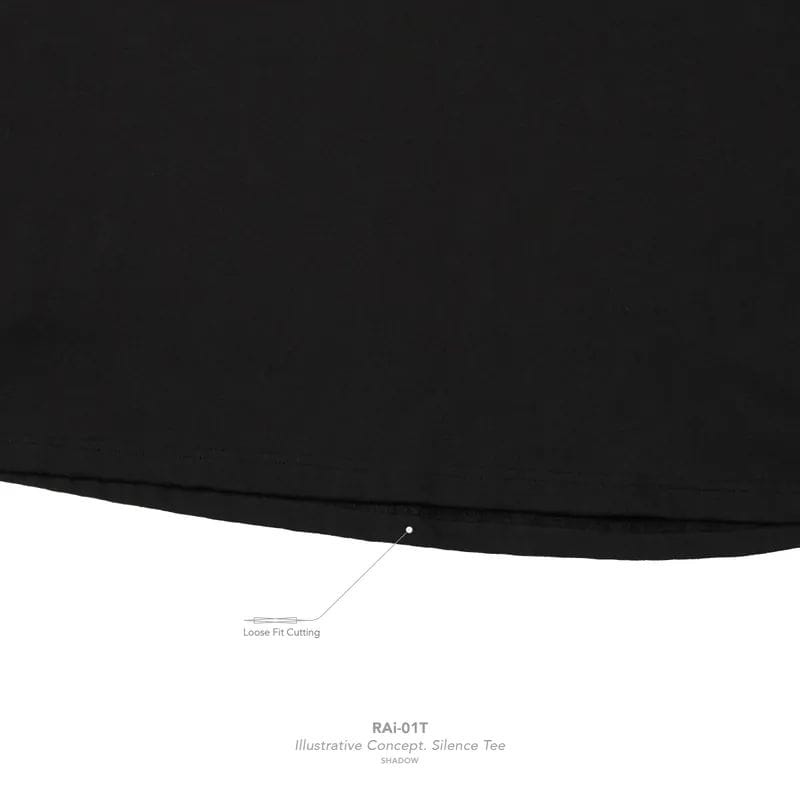 【GOOPiMADE】“RAi-01T” Illustrative Concept. Silence Tee - Shadow Shadow 1
