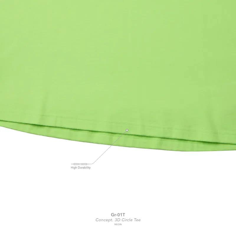 【GOOPiMADE】"Gr-01T" Concept. 3D Circle Tee - Neon Neon 1
