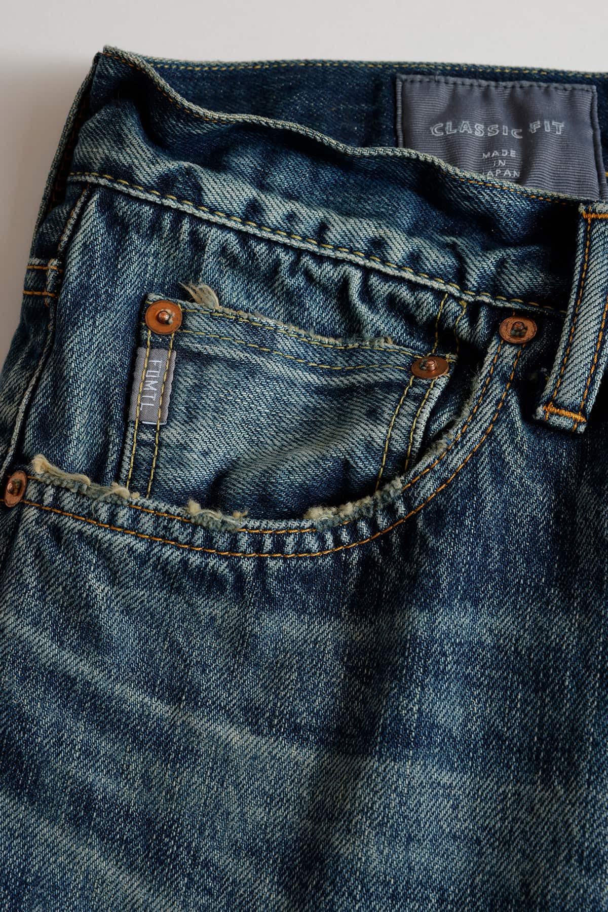 【FDMTL】CLASSIC FIT DENIM CS129 INDIGO 30