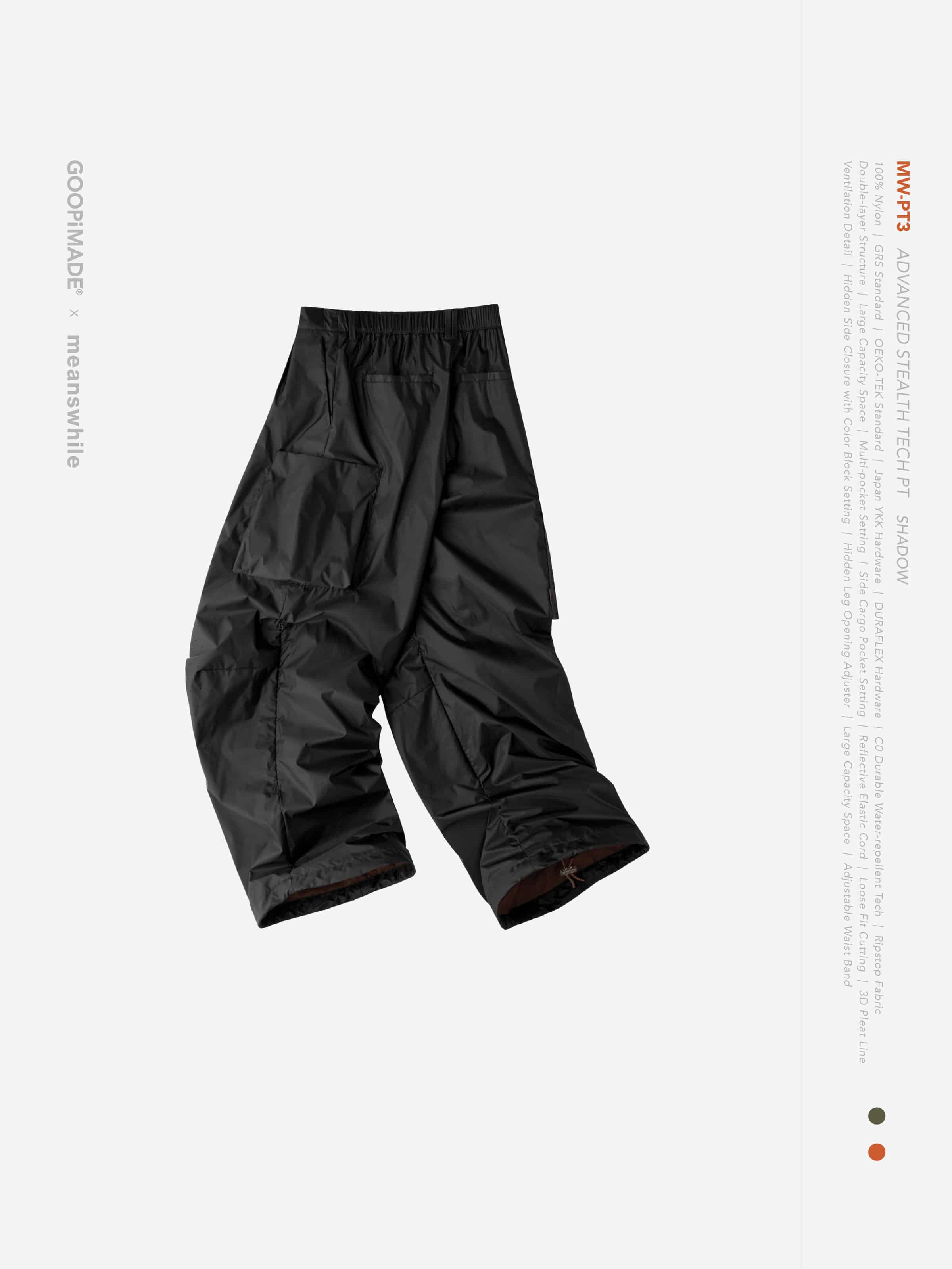【GOOPiMADE×meanswhile】“MW-PT3” Advanced Stealth Tech PT - Shadow Shadow 1