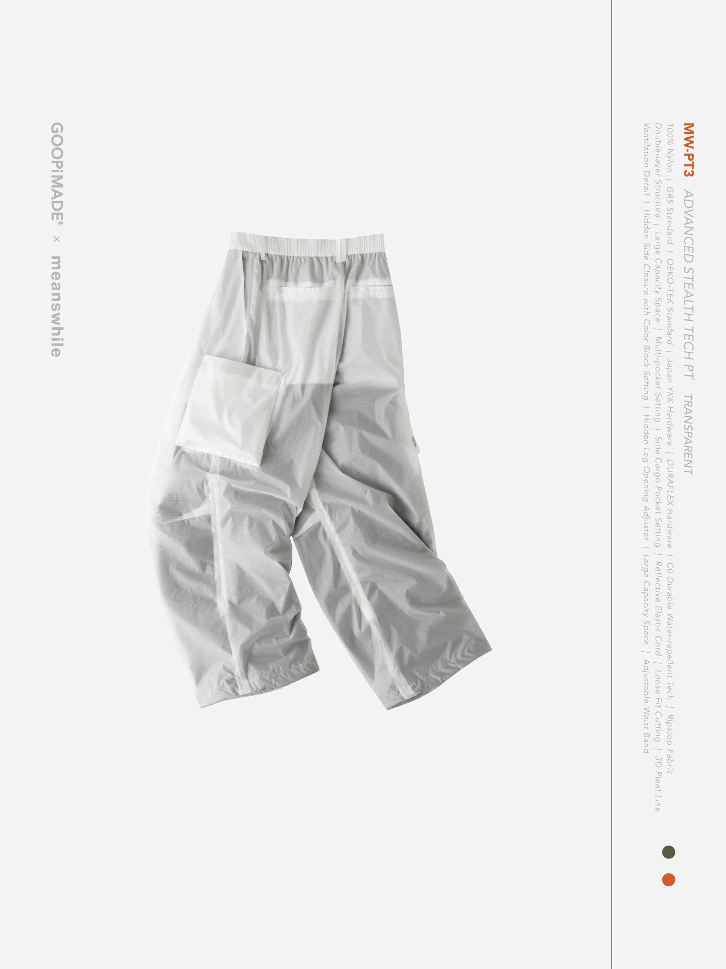 【GOOPiMADE×meanswhile】“MW-PT3” Advanced Stealth Tech PT - Transparent Transparent 1