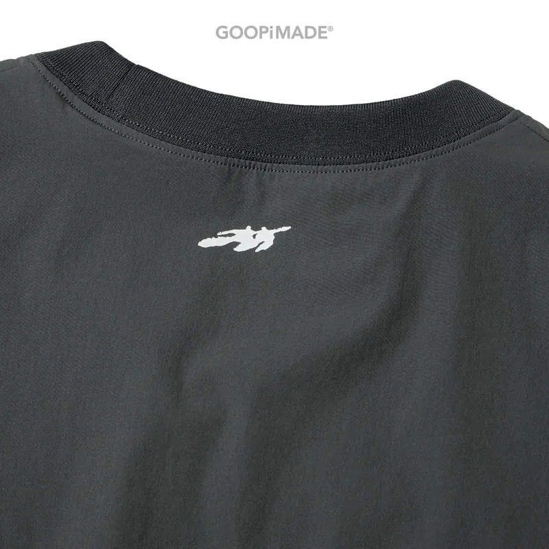 【GOOPiMADE】“DE-G” It’s GOOPiMADE Logo Tee - Gray Gray 2