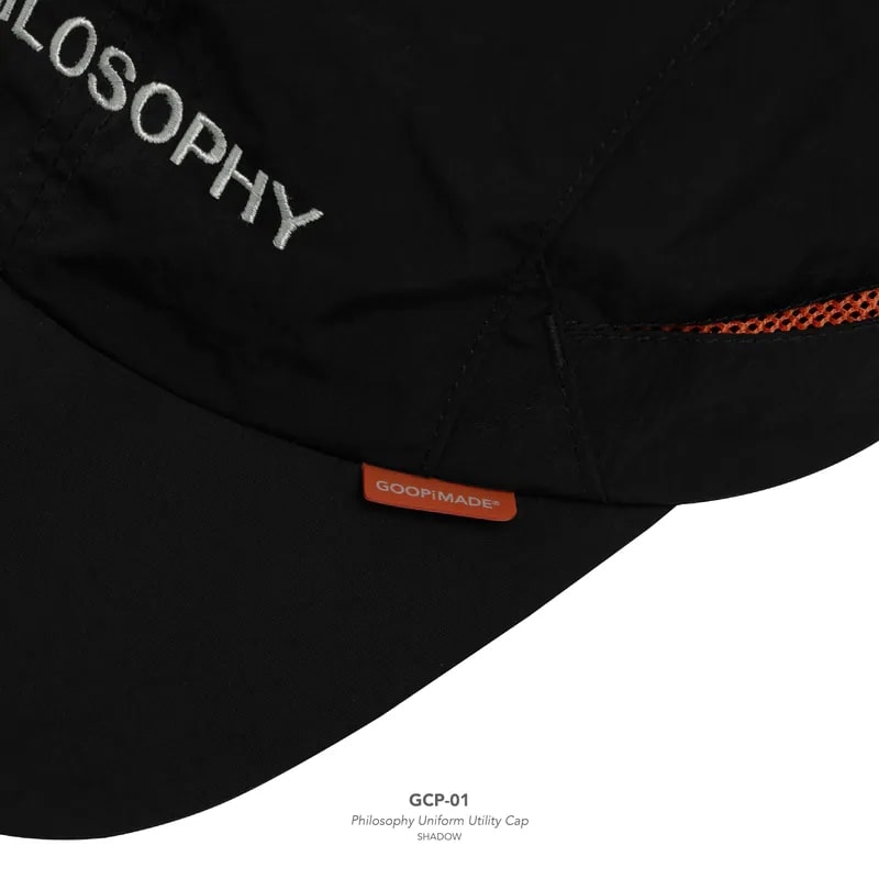 【GOOPiMADE】GCP-01 Philosophy Uniform Utility Cap BLACK Free