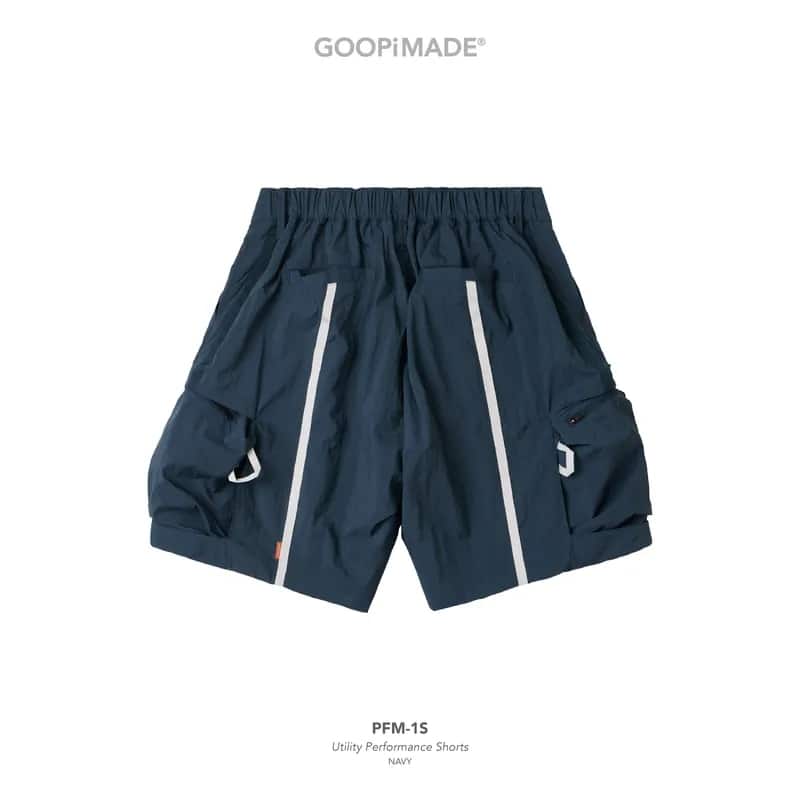 【GOOPiMADE】PFM-1S Utility Performance Shorts - Navy Navy 1