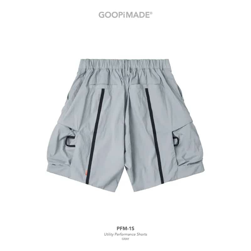  【GOOPiMADE】PFM-1S Utility Performance Shorts - Gray Gray 1