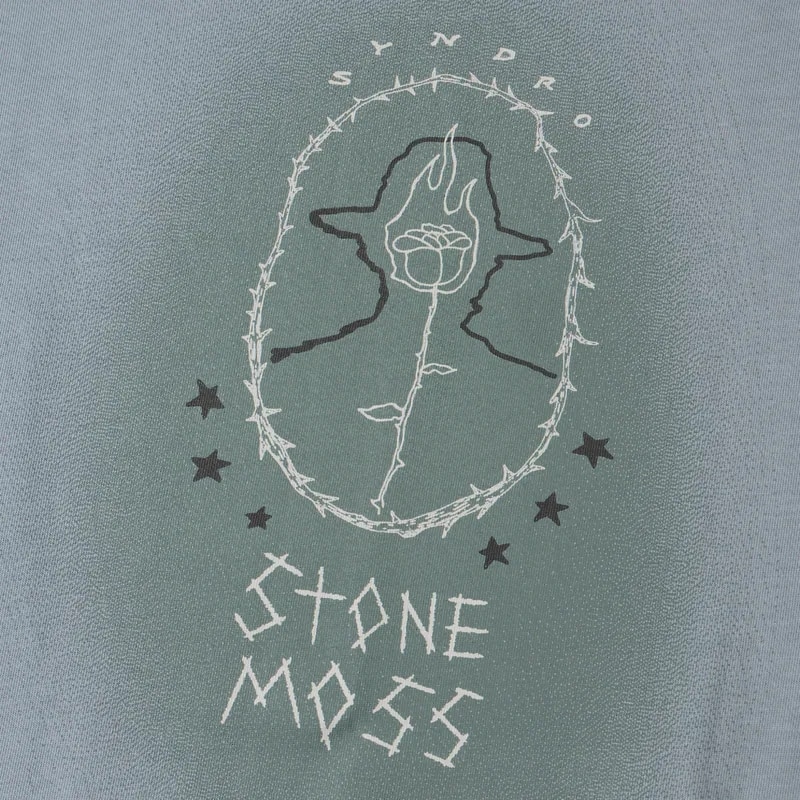 【GOOPIMADE】01T-SYNC STONE MOSS GRAPHIC TEE (GRAY) GRAY 1