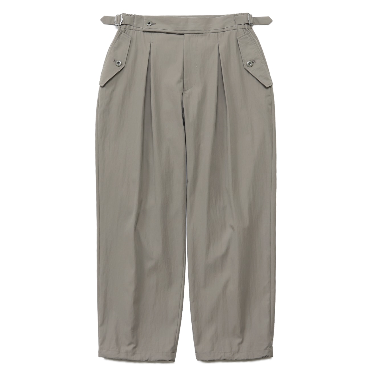 SAYATOMO 23AW] 2-Tack Cotton Nylon Military Pants(1 Greige)｜ MSPC