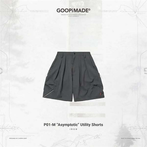 GOOPiMADE】P01-M “Asymptotic” Utility Shorts - Iron(1 Iron)｜ MSPCプロダクト  ソート｜名古屋PARCO | ONLINE PARCO（オンラインパルコ）