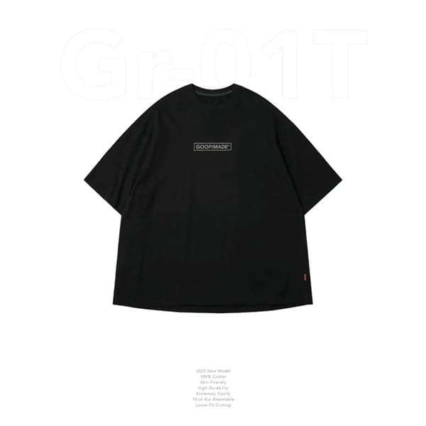 【GOOPiMADE】"Gr-01T" Concept. 3D Circle Tee - Shadow Shadow 1