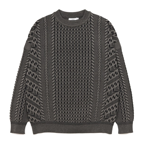 【YASHIKI】Fubuki Knit (GREIGE) GREIGE 1