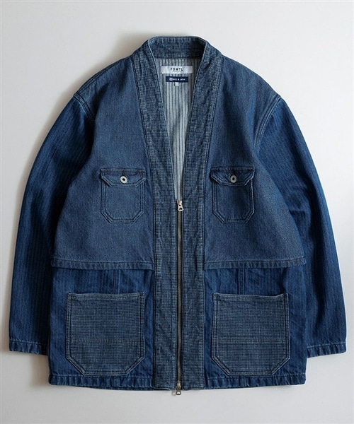 【FDMTL】HAORI ZIP JACKET 3YR WASH INDIGO 2