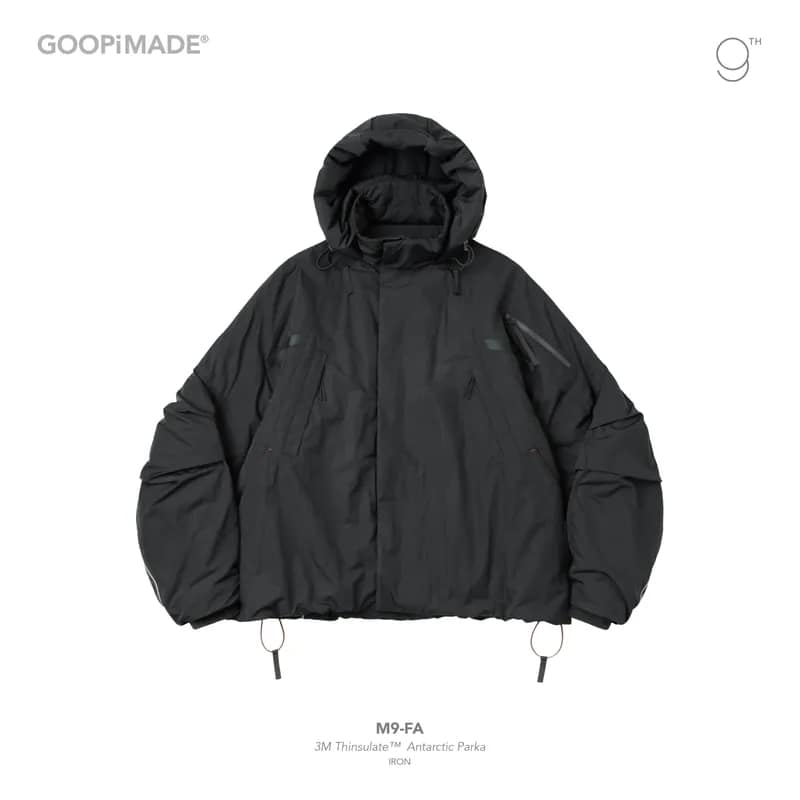 【GOOPiMADE】M9-FA 3M Thinsulate Antarctic Parka (Iron) Iron 1