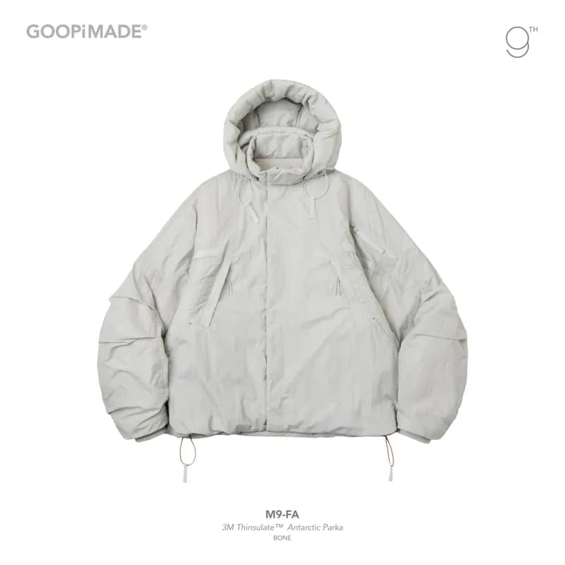  【GOOPiMADE】M9-FA 3M Thinsulate Antarctic Parka (Bone) Bone 1