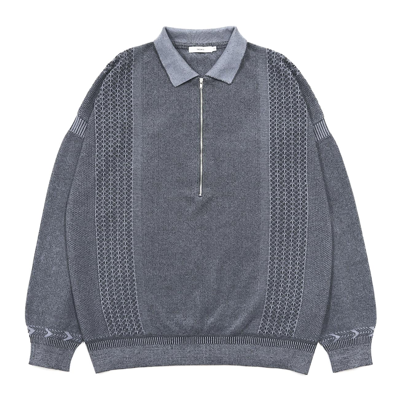  【YASHIKI】Kanto ZIp Polo (BLUE) BLUE 1