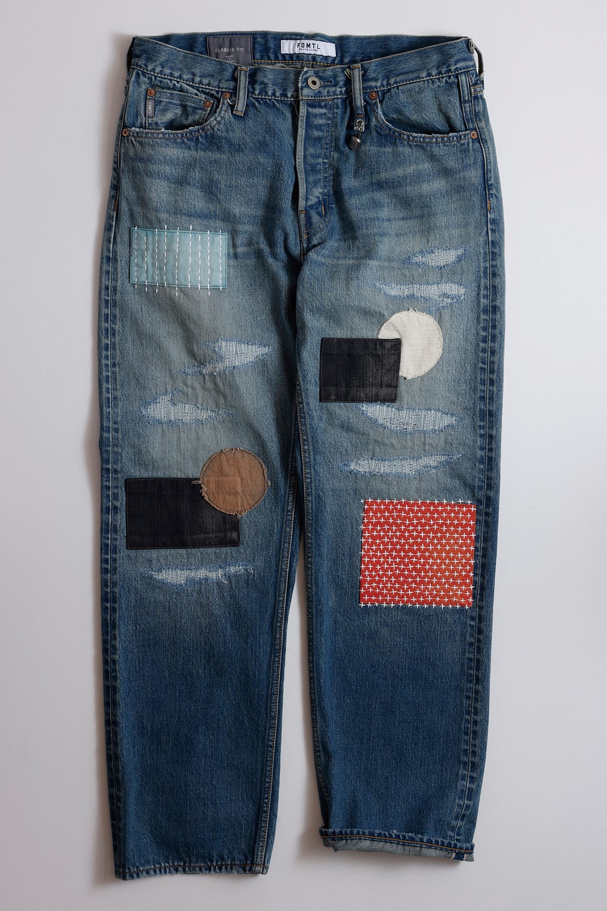 【FDMTL】CLASSIC STRAIGHT DENIM CS134 INDIGO W30