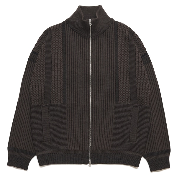 【YASHIKI】Akiiro Drivers Knit (BROWN) BROWN 1