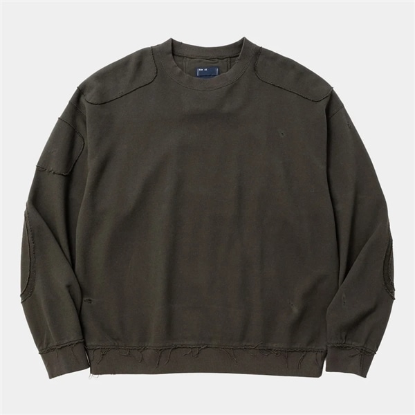 【meanswhile】Stratum Sweatshirt(CHARCOAL) CHARCOAL 1