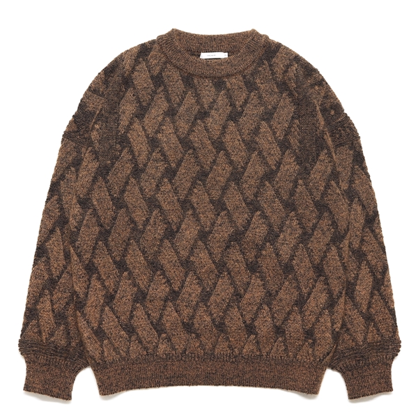 【YASHIKI】Ochiba mohair Knit (ORANGE) ORANGE 1