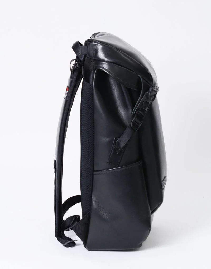 【master-piece】Potential Leather Limited フラップバックパック Black Free