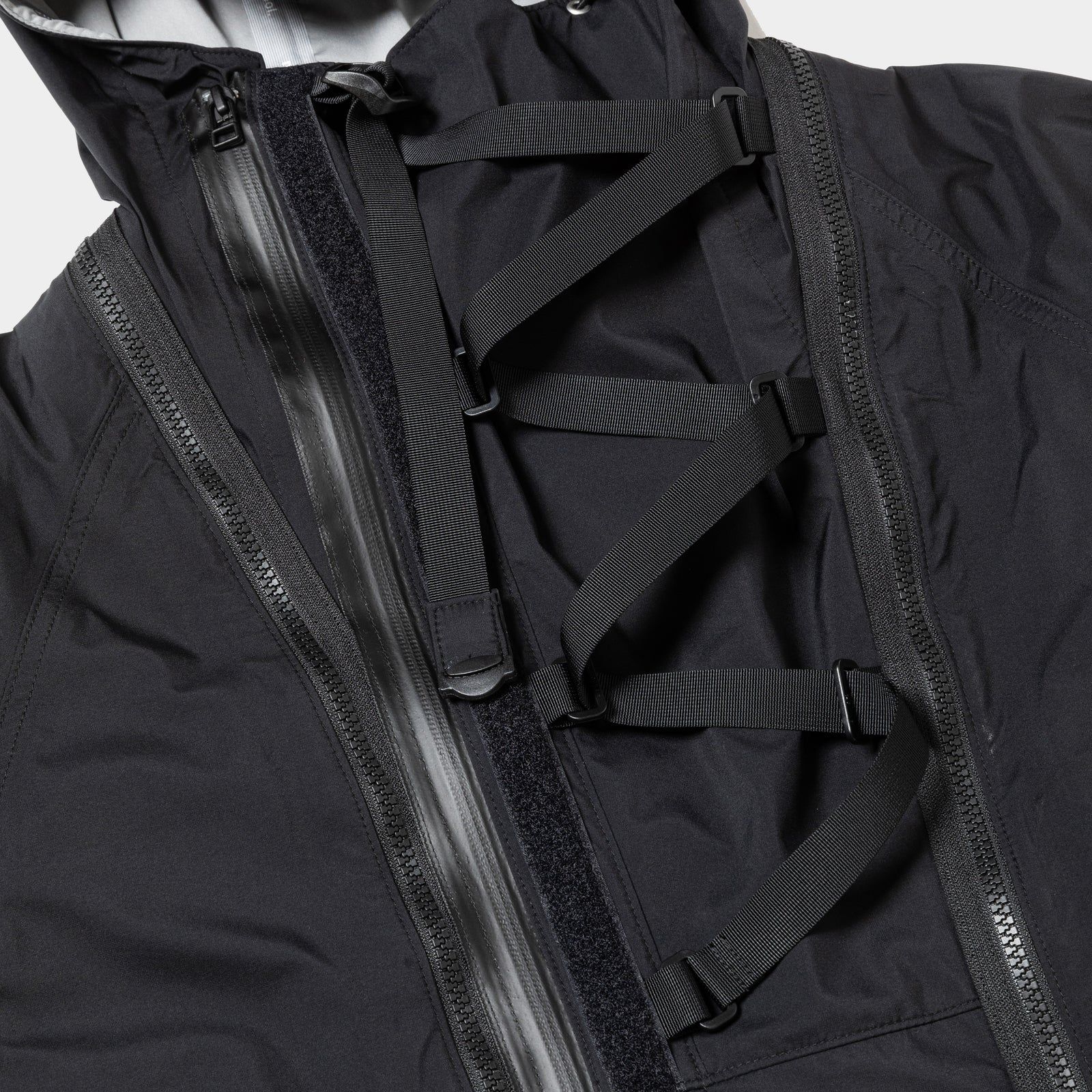 【meanswhile】Air Circulation System Rain Jacket(OFF BLACK) OFF BLACK 2