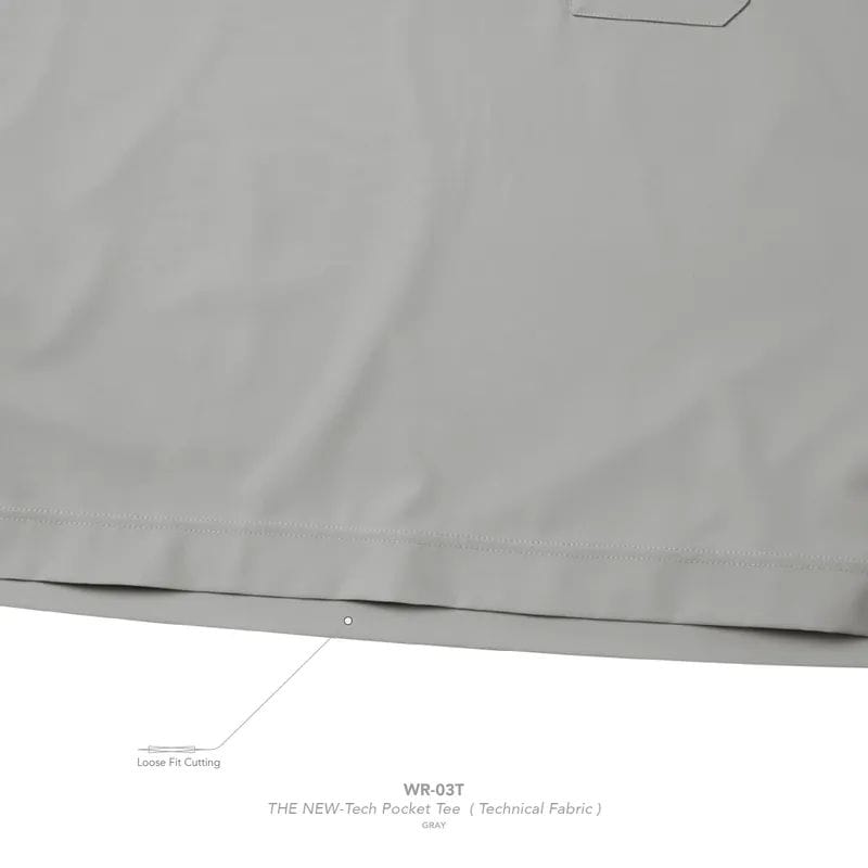 【GOOPiMADE】“WR-03T” THE NEW-Tech Pocket Tee (Technical Fabric) - Gray Gray 1