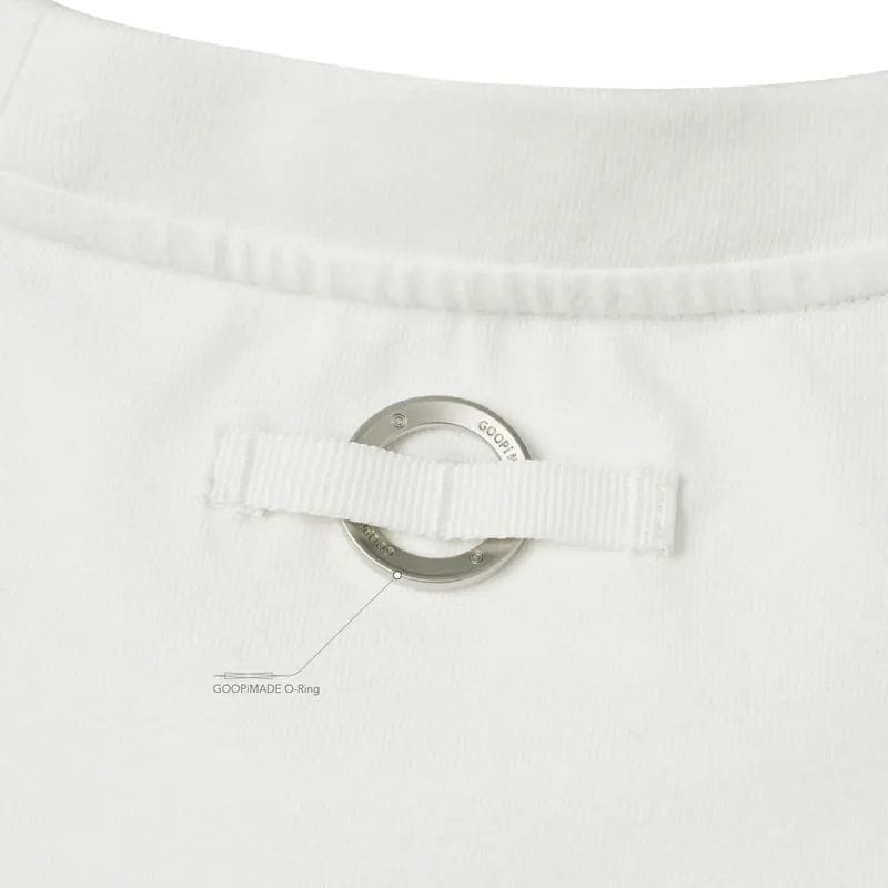 【GOOPiMADE】“RAi-01T” Illustrative Concept. Silence Tee - White White 1