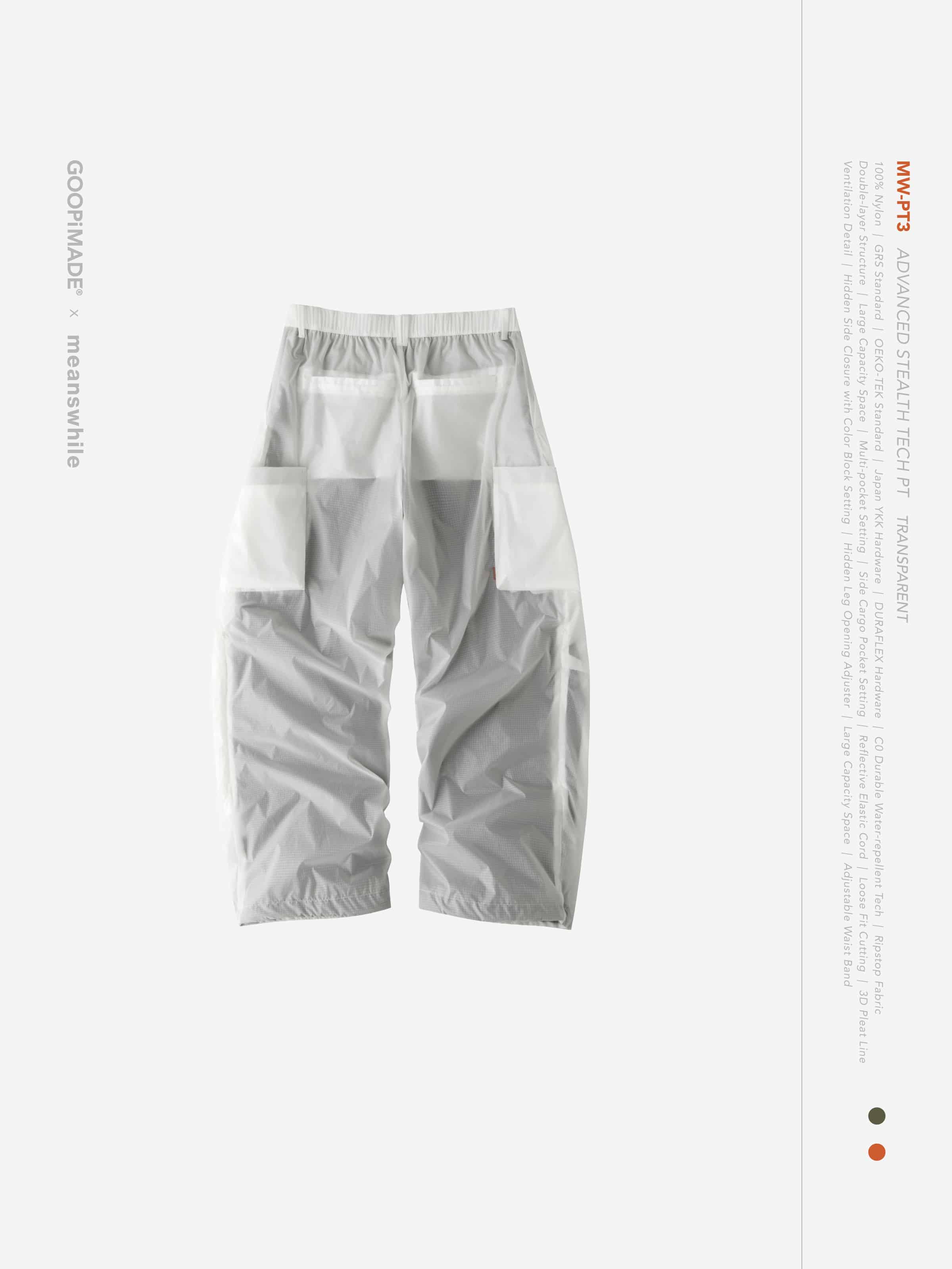 【GOOPiMADE×meanswhile】“MW-PT3” Advanced Stealth Tech PT - Transparent Transparent 1
