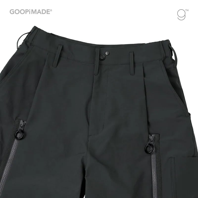 【GOOPiMADE】9th - CORDURA Zipper Cargo Trousers (Iron) Iron 1