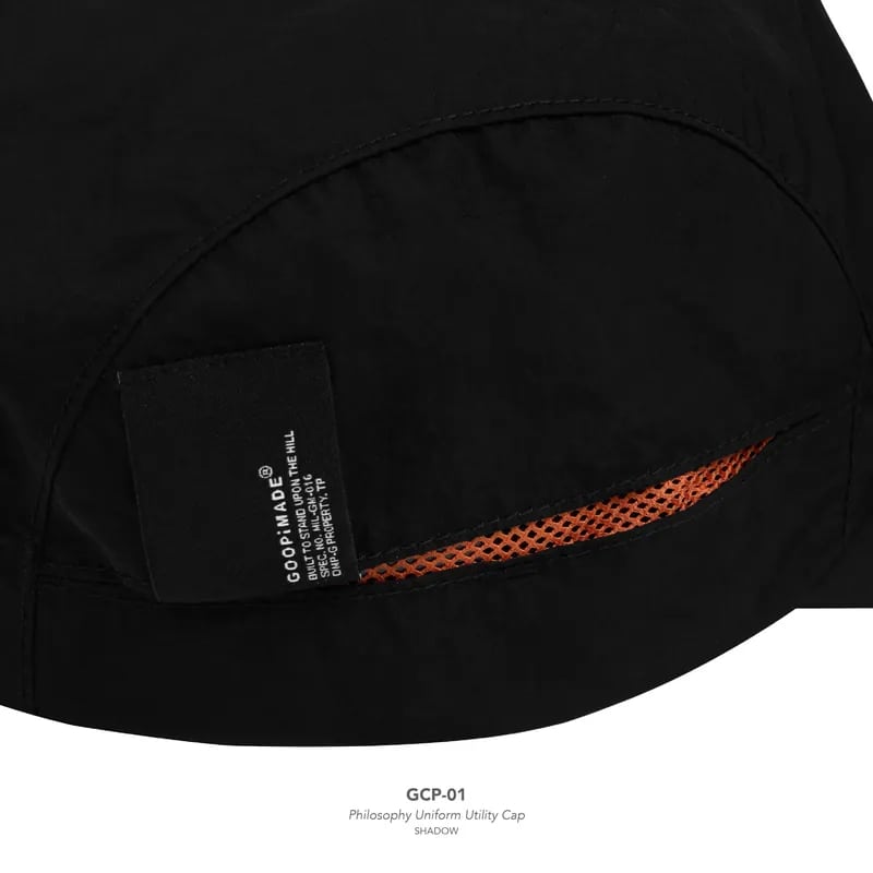 【GOOPiMADE】GCP-01 Philosophy Uniform Utility Cap BLACK Free