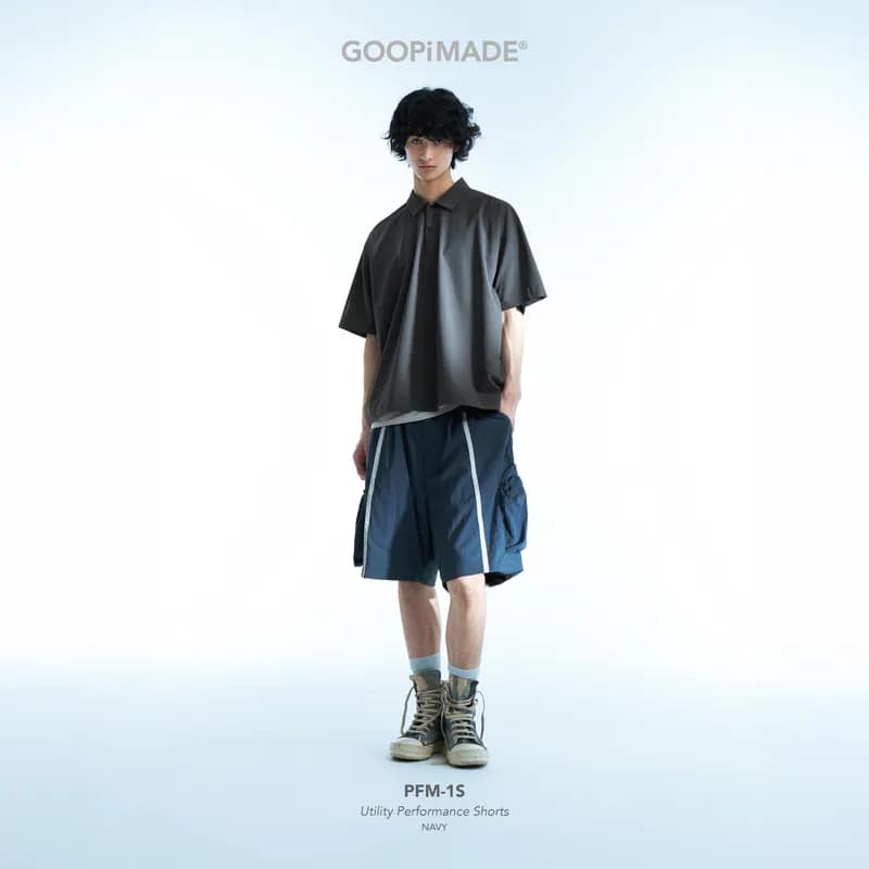 【GOOPiMADE】PFM-1S Utility Performance Shorts - Navy Navy 1