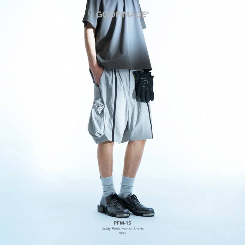  【GOOPiMADE】PFM-1S Utility Performance Shorts - Gray Gray 1