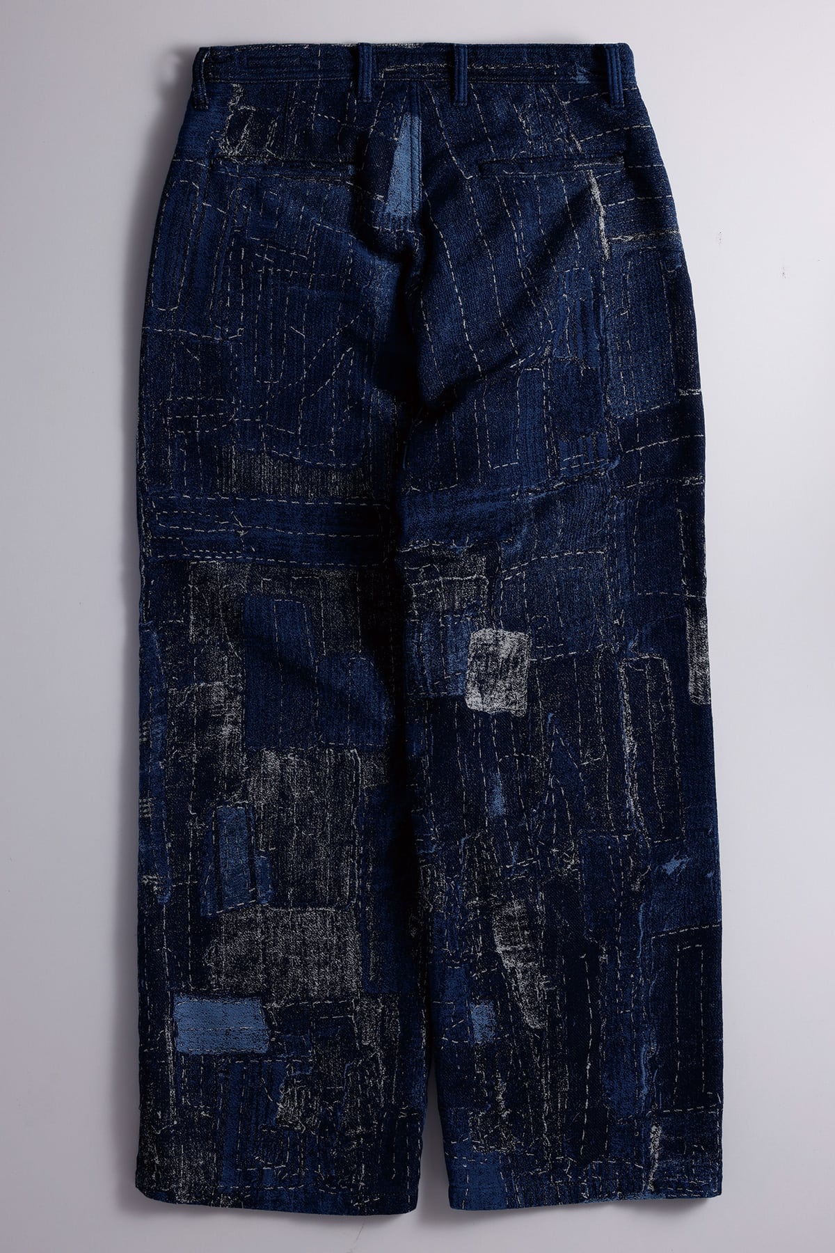 【FDMTL】BORO WIDE PANTS RINSE INDIGO W30