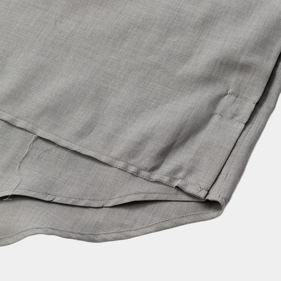 【meanswhile】Cotton Wool Side Slit L/S SH(GREY) GREY 1