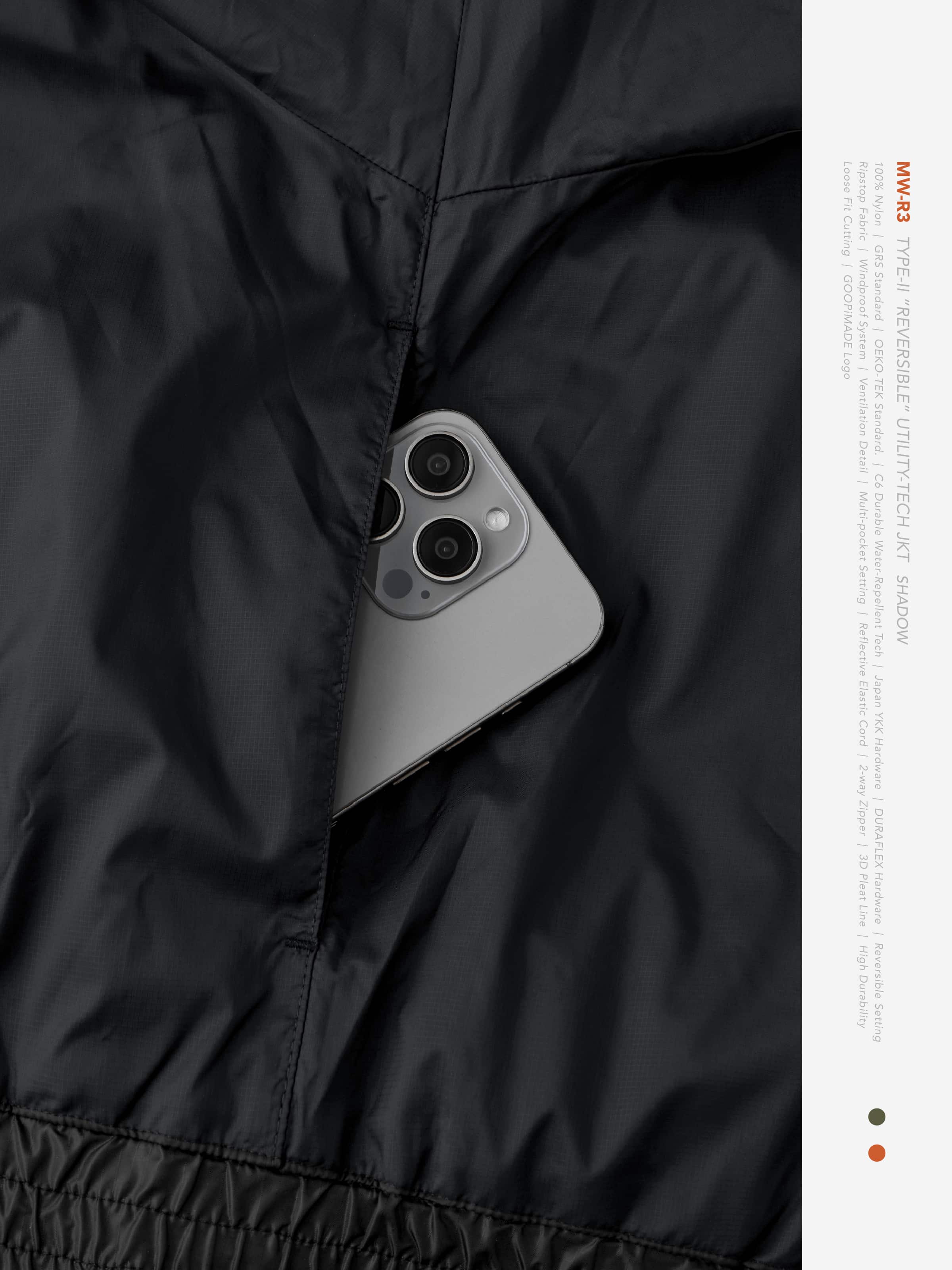 GOOPiMADE x meanswhile “MW-R3” Type-II “REVERSIBLE” Utility-Tech JKT(Shadow) Shadow 1