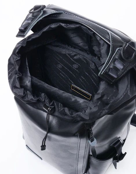 【master-piece】Potential Leather Limited フラップバックパック Black Free