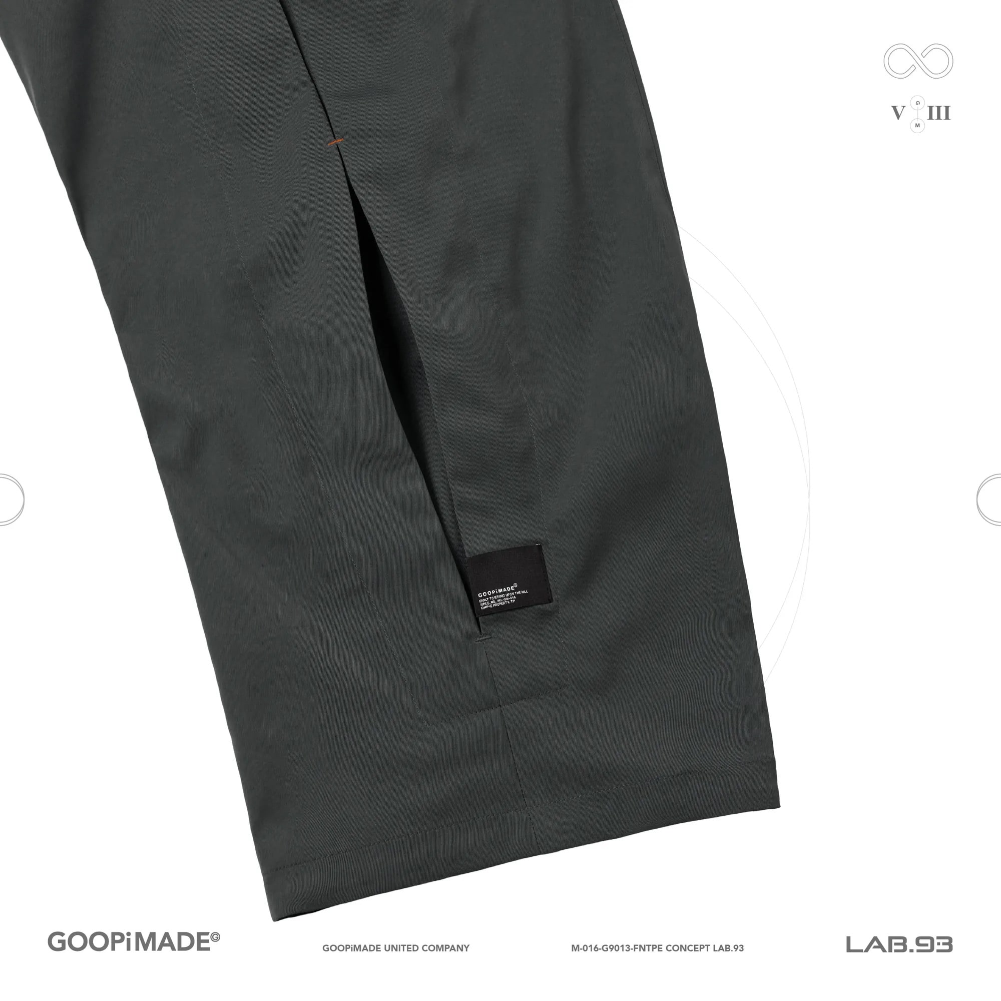 【GOOPiMADE】SOFTBOX Tailored Trousers Dark Loch-Ness 1