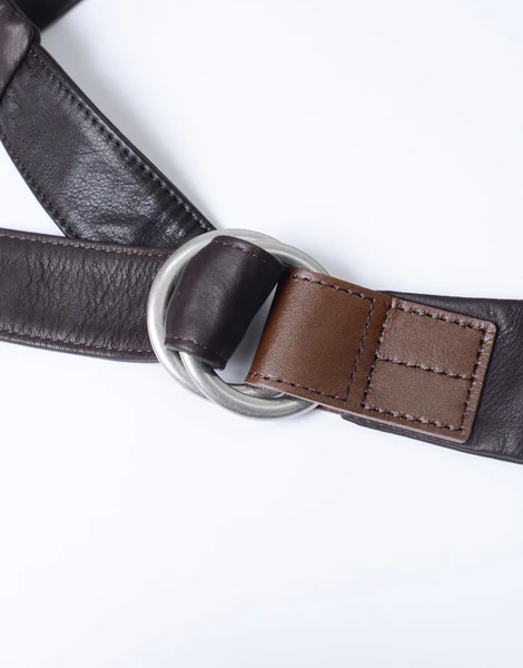 【master-piece】Sash Leather「M」(Camel) Camel Free