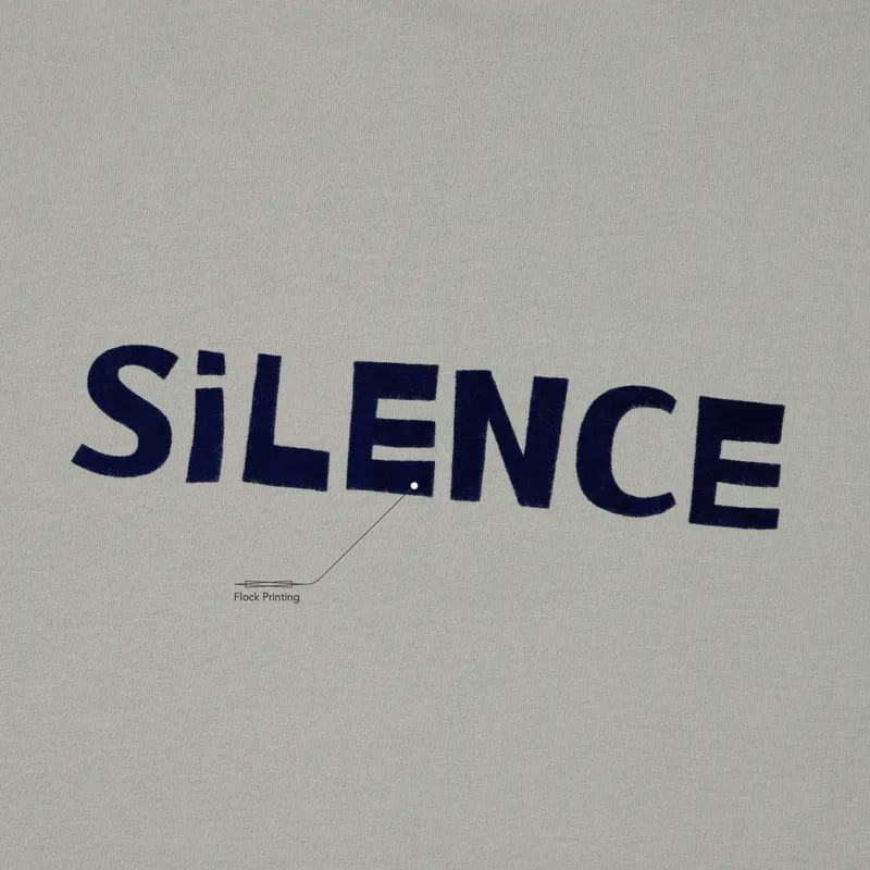 【GOOPiMADE】“RAi-01T” Illustrative Concept. Silence Tee - Gray Gray 1